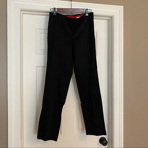Areli black patterned pants Size 6 Beautiful work pants